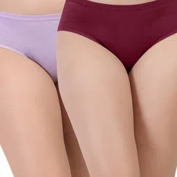 ORLIZEA Set Of 2 Cotton Blend Hipster Briefs-picture-22