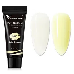 VENALISA UV & LED Colour Change Acrylic Poly Nail Extension Gel 15 g - Shade K60-image-75