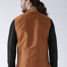 Deyann Men Copper Nehru Jacket image 5