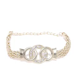 Jewels Galaxy Gold-Plated Stone Studded Jewellery Set image 3