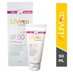 Uvmed Tinted Sunscreen Gel with SPF 50 - 50 ml image 3