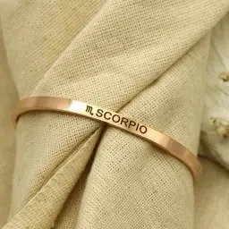 Joker & Witch Scorpio Rose Gold Zodiac Band Flexible fit Bracelet image 1