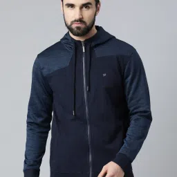 DIXCY SCOTT MAXIMUS Navy Relaxed Fit Hooded Sweatshirt image 1
