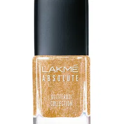 Lakme Absolute Glitterati Nail Polish Champange Sparkle - 12 ml image 1