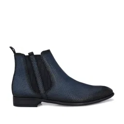 Hitz Men's Blue Chelsea Boots image 1