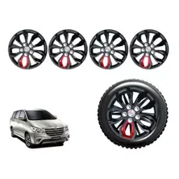 Auto Pearl Blk29 R15 Press Type Wheel Hubcap with Retention Ring 381 mm(15 Inch) for Toyota Innova 2.5 ZX Diesel 7 Seater (Pack of 4 Pcs)-picture-15
