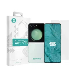 Sprig Tempered Glass Guard for SAMSUNG GALAXY Z FLIP 6 (Pack of 1) image 1