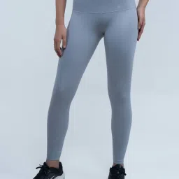 Soie Grey Plain Sports Tights image 1