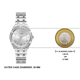 GUESS COSMO Women Round Silver Tone Dial Analog Watch - GW0033L1 image 5
