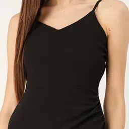 Trend Arrest Black Maxi Slip Dress image 5