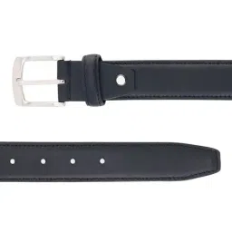 Aditi Wasan CORE 24 Black Leather Formal Belt for Men image 3