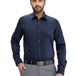 Raymond Blue Regular Fit Shirt image 1