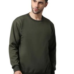 Vimal Jonney Olive Regular Fit Sweatshirt-picture-37