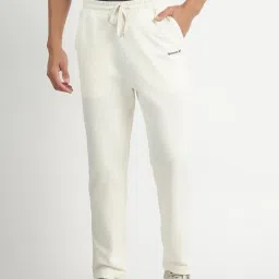 Reebok White Regular Fit Solid Trackpants image 1