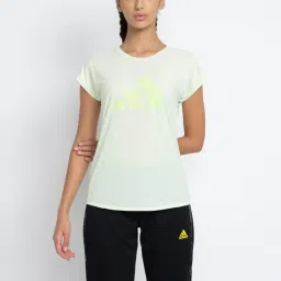 adidas Green Printed T-Shirt image 1