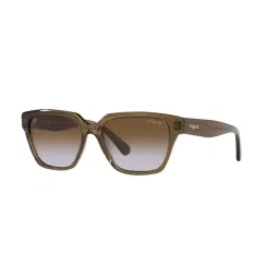 Vogue Eyewear Brown Rectangular UV Protection Sunglasses for Women image 1
