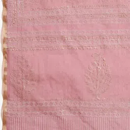 Kalakari India Maroon Printed Saree With Unstitched Blouse image 5