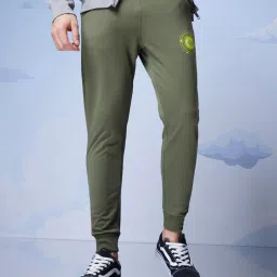 Bewakoof Official Cartoon Network Merchandise Green Loose Fit Printed Oversized Joggers image 1