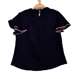 Peppermint Kids Navy Solid Top image 2