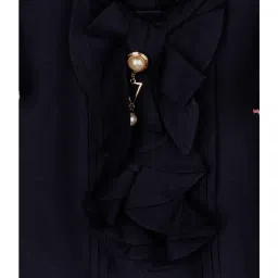 Peppermint Kids Navy Solid Top image 3