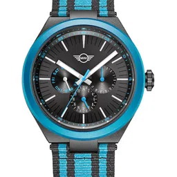 MINI Cooper Unisex Ocean Upcycle Round Dial & Synthetic Strap Analogue Watch WTMIN161704QN-picture-39