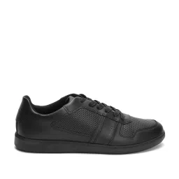 Calvin Klein Jeans Men's Triple Black Casual Sneakers image 1
