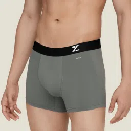 XYXX Black & Grey Regular Fit Trunks - Pack of 2 image 3