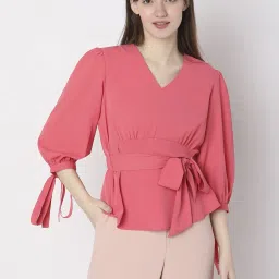 Vero Moda Pink Regular Fit Top image 1
