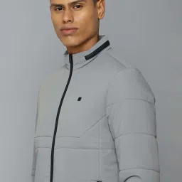 Allen Solly Grey Regular Fit Quilted Jacket image 4