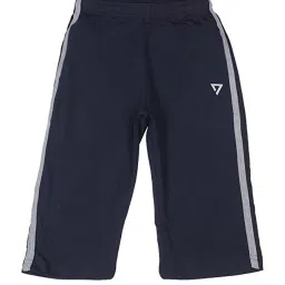 Proteens Kids Navy Cotton Regular Fit Capri image 1