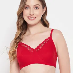 Clovia Red Full Coverage Non-Padded Full Coverage Bra image 1