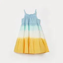 Fame Forever by Lifestyle Girls Multicolored Cotton Color Block Dress-image-32