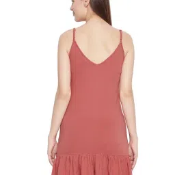 Hypernation Rust V Neck Singlets image 2