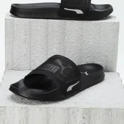 Puma Men's Leadcat 2.0 One8 Black Slides image 1