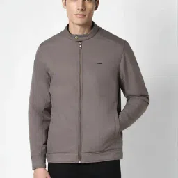 Peter England Grey Regular Fit Jacket-picture-34