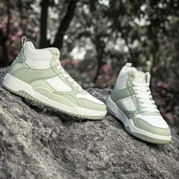 Red Tape Women's Mint Green Ankle High Sneakers image 1