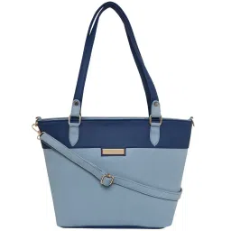 Giordano Blue Solid Medium Shoulder Handbag image 1