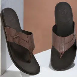 Woodland Men's Brown Thong Sandals image 1