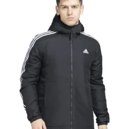 Adidas Black Regular Fit Sports Jacket-image-12