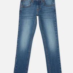 Pepe Jeans Kids Blue Solid Jeans image 1