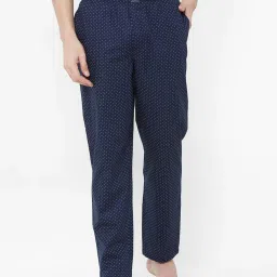 Urban Scottish Navy Regular Fit Printed Nightwear Pyjamas image 1