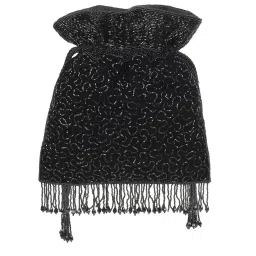 Cheemo Black Synthetic Potli image 3