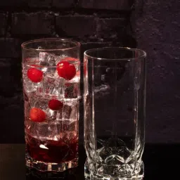 Pasabahce Transparent Glass Water Juice Glasses - Set of 6 (325ml) image 1