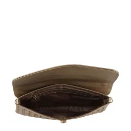 Cheemo Golden Textured Medium Sling Handbag image 4