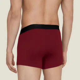 XYXX Dark Maroon Regular Fit Trunks image 2