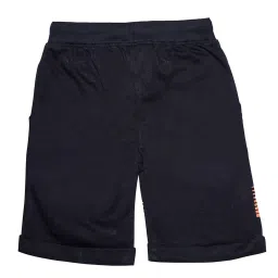 Kiddopanti Kids Black Printed Shorts image 2