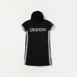 KAPPA Kids Black Cotton Printed Dress-image-8
