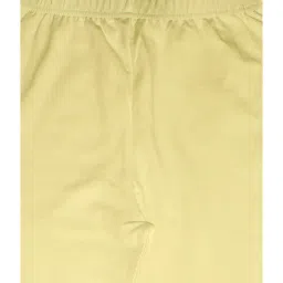 Kiddopanti Kids Yellow & Red Solid Leggings (Pack Of 2) image 5