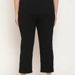 Amydus Black Regular Fit High Rise Pants image 2