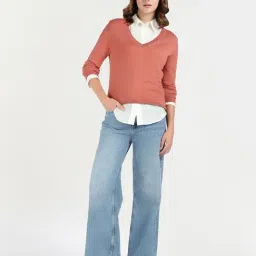 GANT Rust Orange Regular Fit Sweater image 3